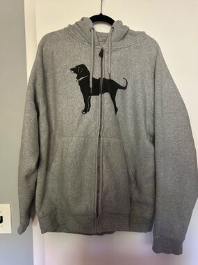 The Black Dog zip up hoodie